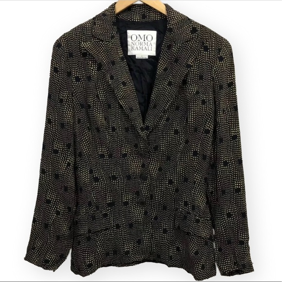 OMO Norma Kamali Jacket 40s Style Vintage - Picture 1 of 8